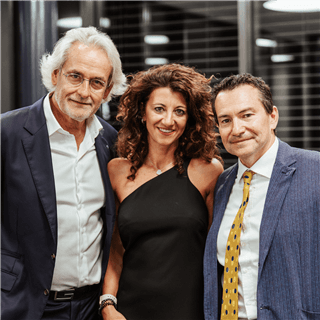 Gregor Stimpfl (left), Elena Sacchetti (center) & Danilo Potenza (right) Gregor Stimpfl (left), Elena Sacchetti (center) & Danilo Potenza (right)